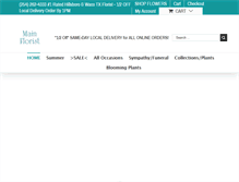 Tablet Screenshot of mainflorist.net
